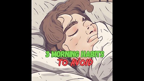 3 Morning Habits to Avoid