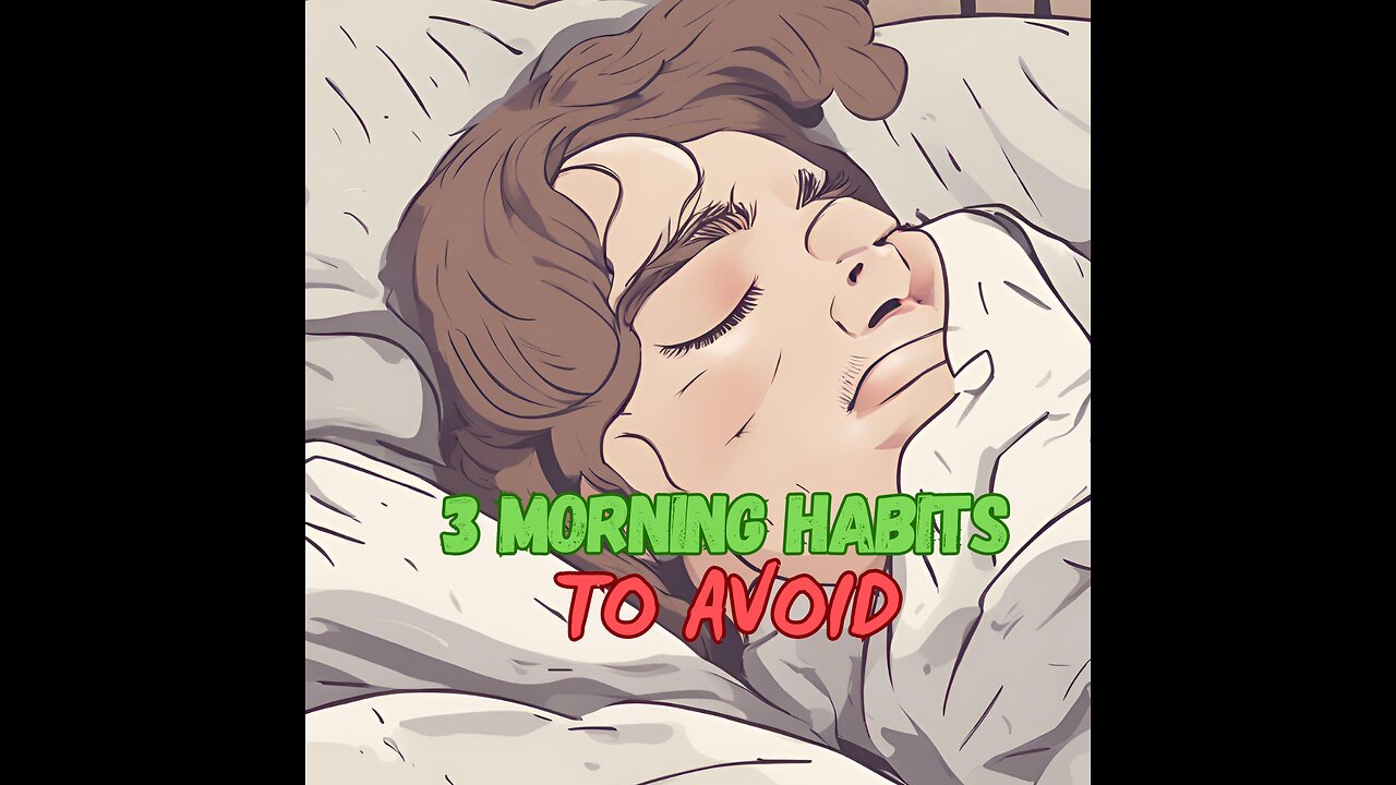 3 Morning Habits to Avoid