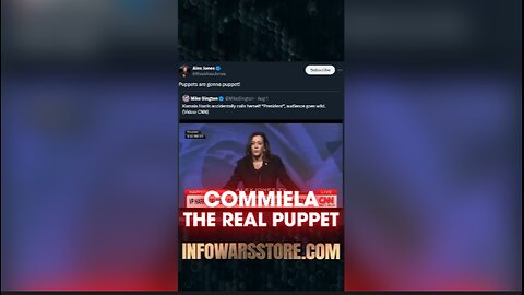 Kamala Harris is The Real Puppet - Alex Jones on X