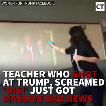 Teacher Who Shot At Trump, Screamed 'Die!', Just Got Massive Bad News