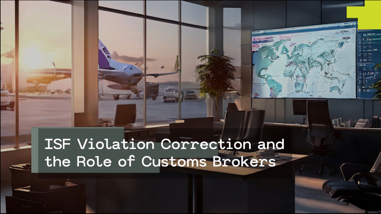 Unlocking Compliance: How Customs Brokers Help Correct ISF Violations