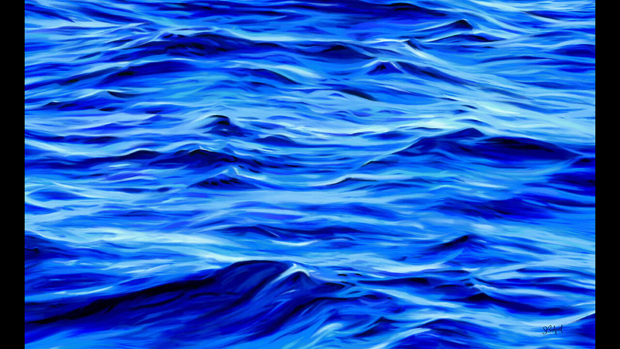 DEEP BLUE - Entrancing Mountain River Rapids ASMR 1 - White Noise for Study and Sleep - J.D. Savanyu