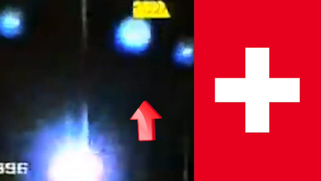 UFO with blue light over Switzerland in 1996 [Space]