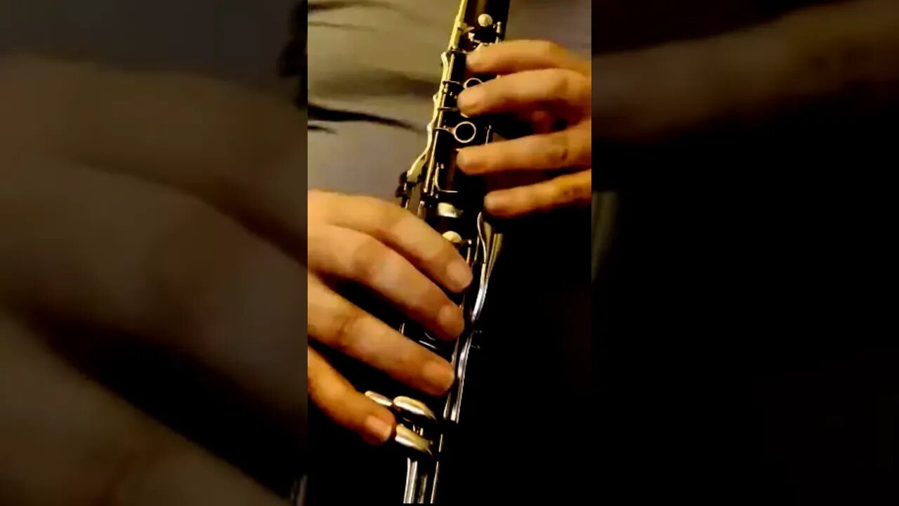 Major 2nds in 5ths | Clarinet Technique By Clarinet Pete #Shorts