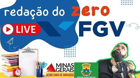 Redação do zero (Banca FGV)