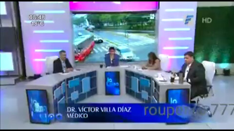 BRUTAL TESTIMONIO SOBRE LA VACUNA DE UN DOCTOR, EN DIRECTO EN LA TV PARAGUAYA