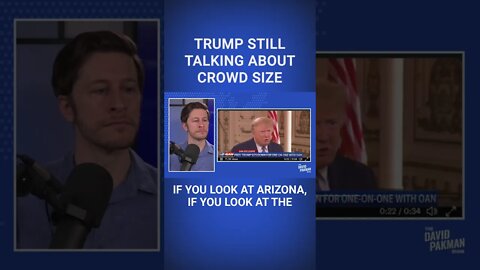 Trump STILL Bragging About Crowd Size #shorts