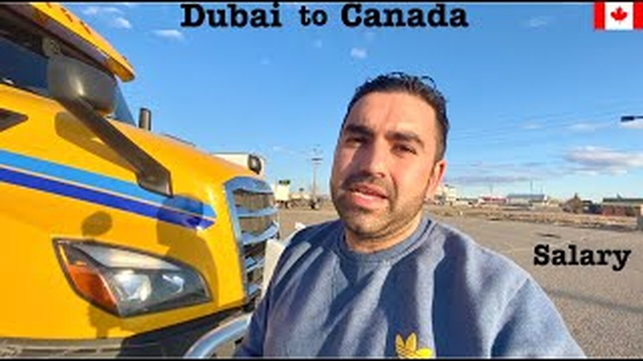 How i Came & Salary of Canada Truck Driver | Dubai to Canada | Q & A | Long Vehicle | Truck Life |