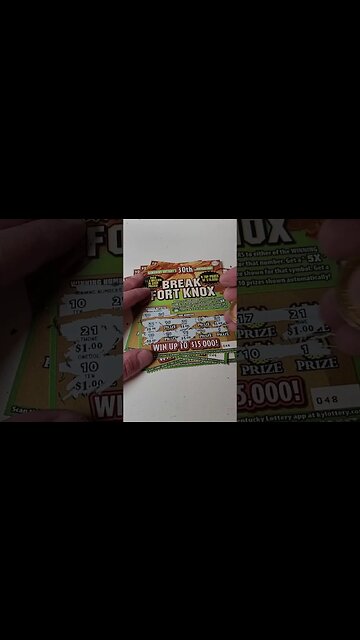 $2 Fort Knox Lottery Ticket Test! #lottery