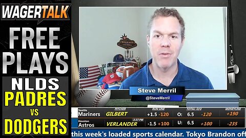 Padres vs Dodgers NLDS Best Bets, Picks and Predictions | MLB Free Play | Just A Bit Outside
