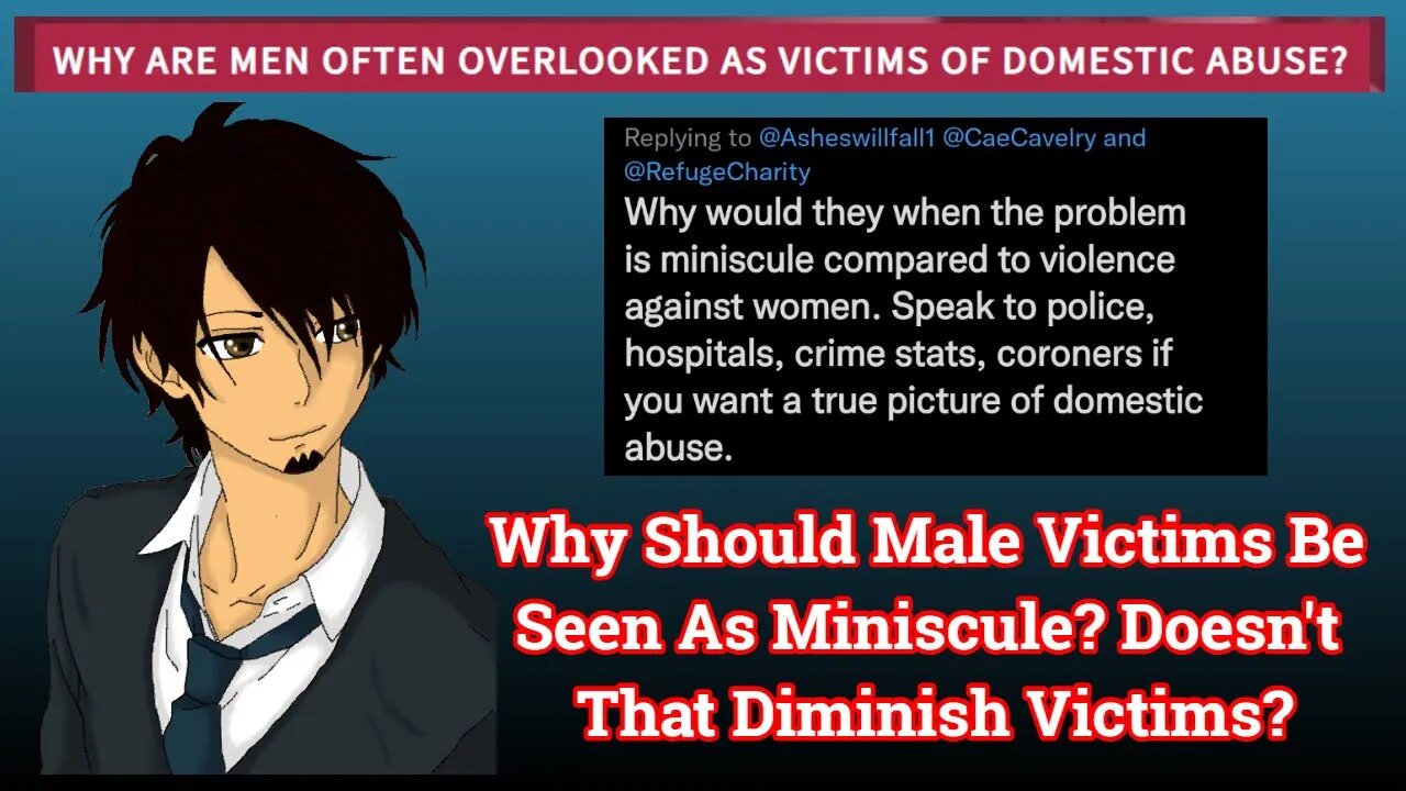 Why Are Male Victims Considered Miniscule?