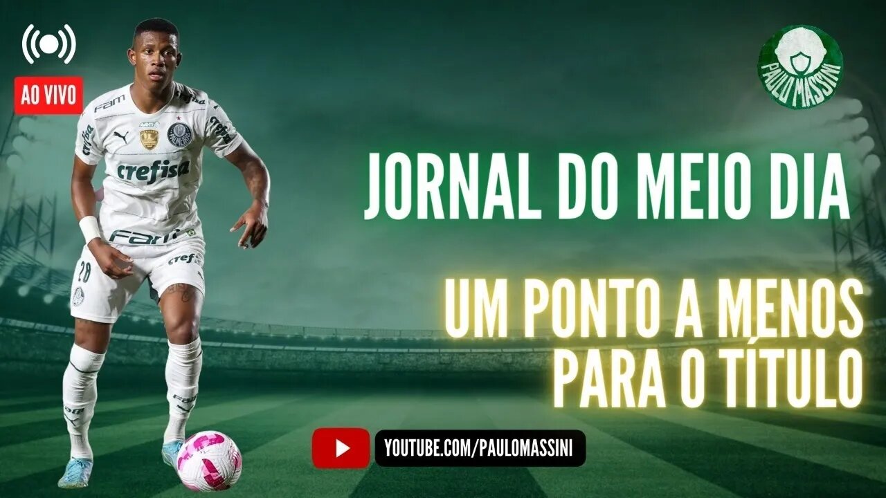 JORNAL DO MEIO-DIA - AO VIVO! ATLÉTICO-GO 1 X 1 PALMEIRAS