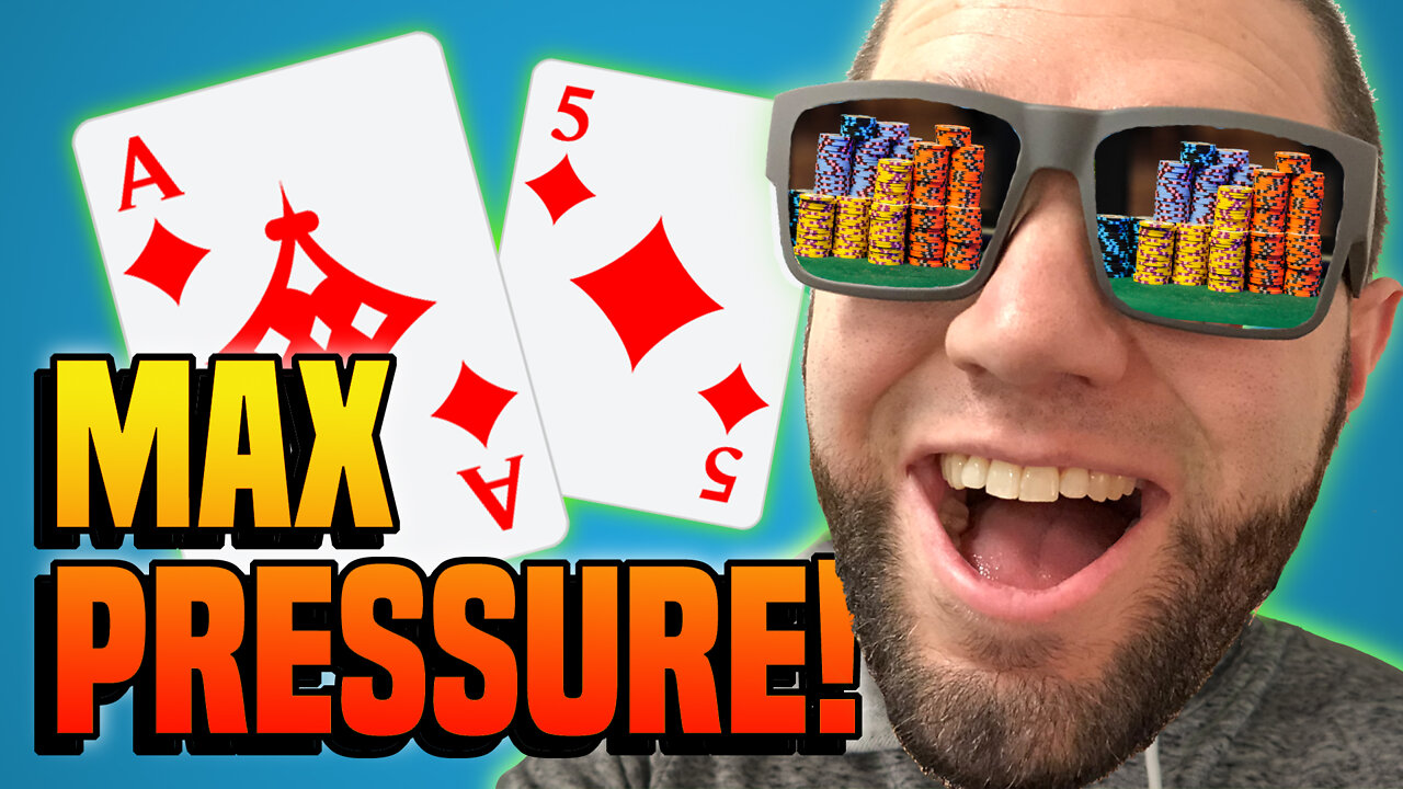 I played A5 like it was ACES!!! Poker Vlog #16. Live 1/3 NL Hold em