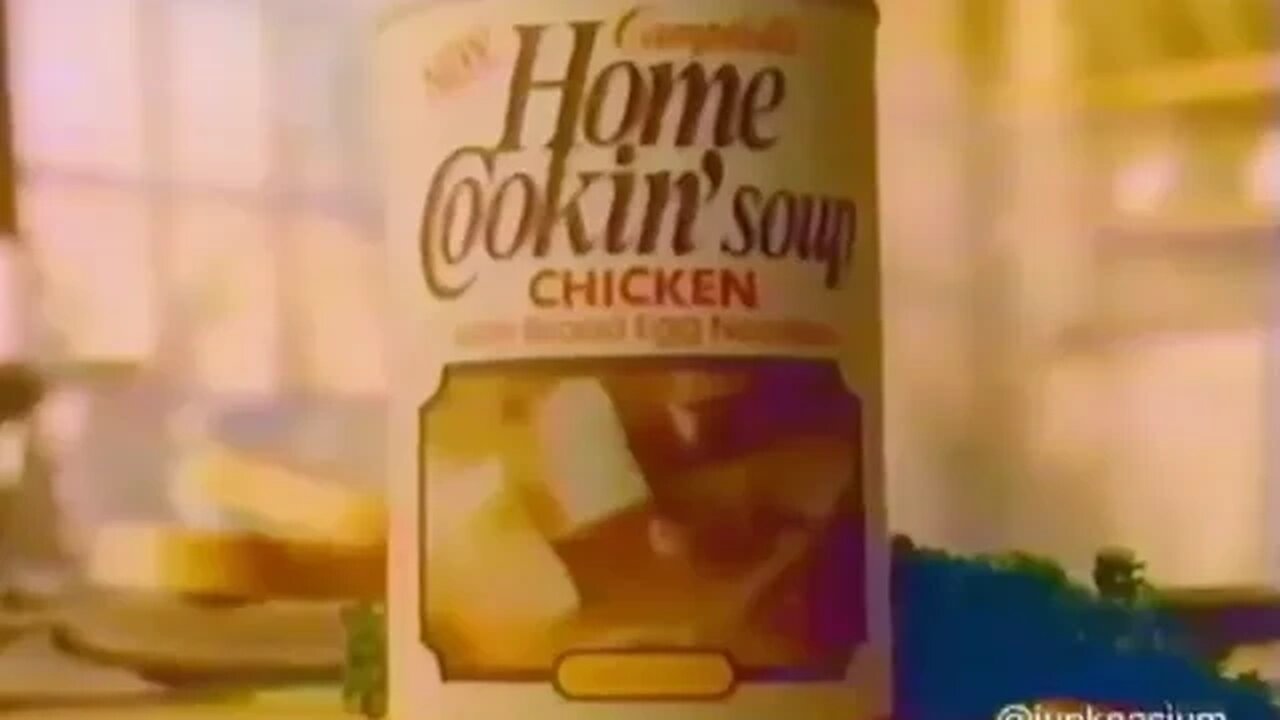 1986 "Campbell's Home Cookin' Soup Commercial" (80's Ad)