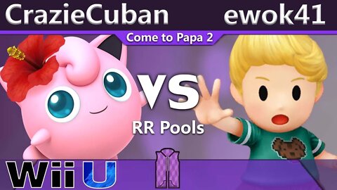 CrazieCuban (Jigglypuff) vs. ewok41 (Cloud & Lucas) - Wii U RR Pools - CTP2