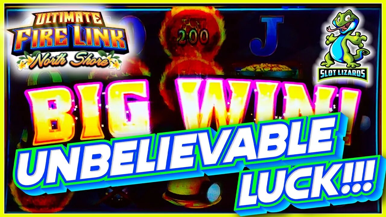 UNBELIEVABLE LUCK! OUR BEST COMEBACK WIN ON Ultimate Fire Link North Shore Slot HIGHLIGHT