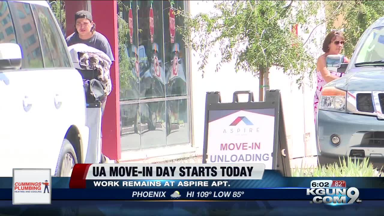 Move-in day: 2019 at University of Arizona is Thursday (and Friday)