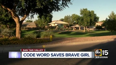 Man tried to lure 10-year-old girl in San Tan Valley, fled after not knowing "code word"