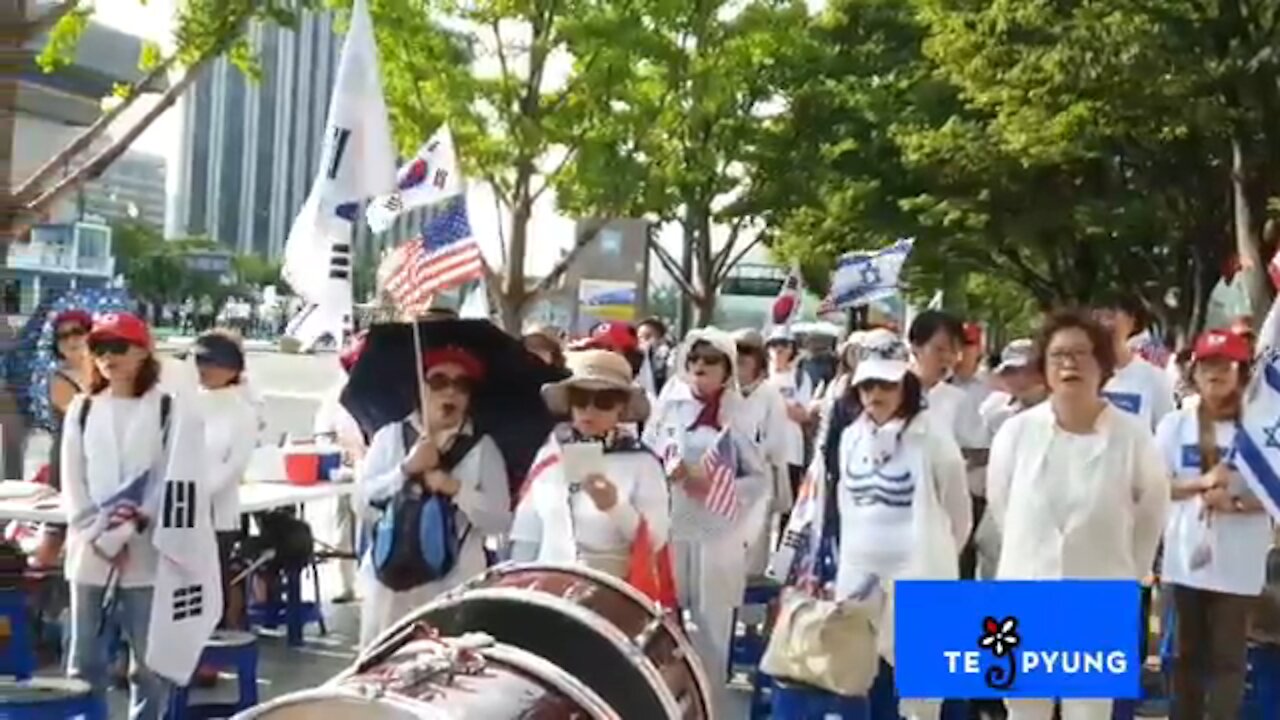 ★문재인은 체포된다. 트럼프가 체포한다. 태극기가 체포한다. 박대통령 복귀한다. [태평] 190615 토 [태투 서울 75차-2부] 광화문역 2번 출구 KT 앞 토 오후 2시