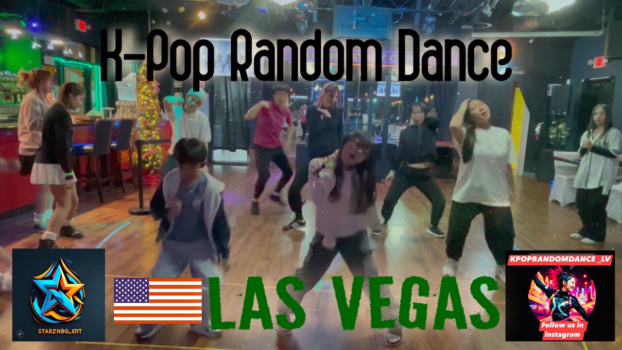 K-Pop Random Dance Las Vegas Dance Starz Cafe (11-30-24) Round 3