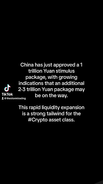 China has just approved a 1 trillion Yuan stimulus package