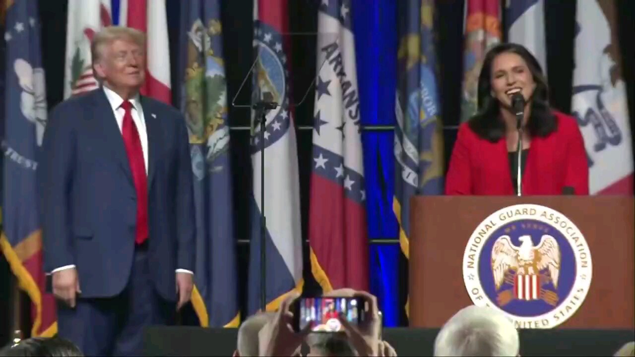 Tulsi Gabbard "I was a Democrat for over 20 years. Today, I endorsed Donald Trump for President."