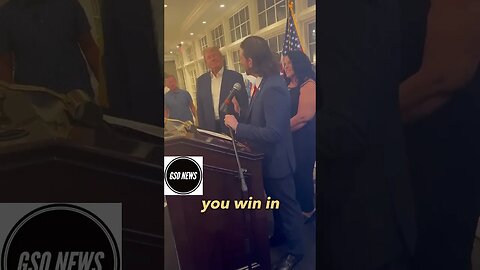 Trump impersonated meets Trump IRL 🤣 🇺🇸