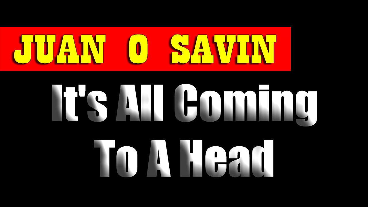Juan O' Savin "It's All Coming To A Head"