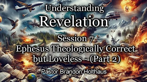 Understanding Revelation Session 7 - Ephesus Theologically Correct but Loveless Part 2