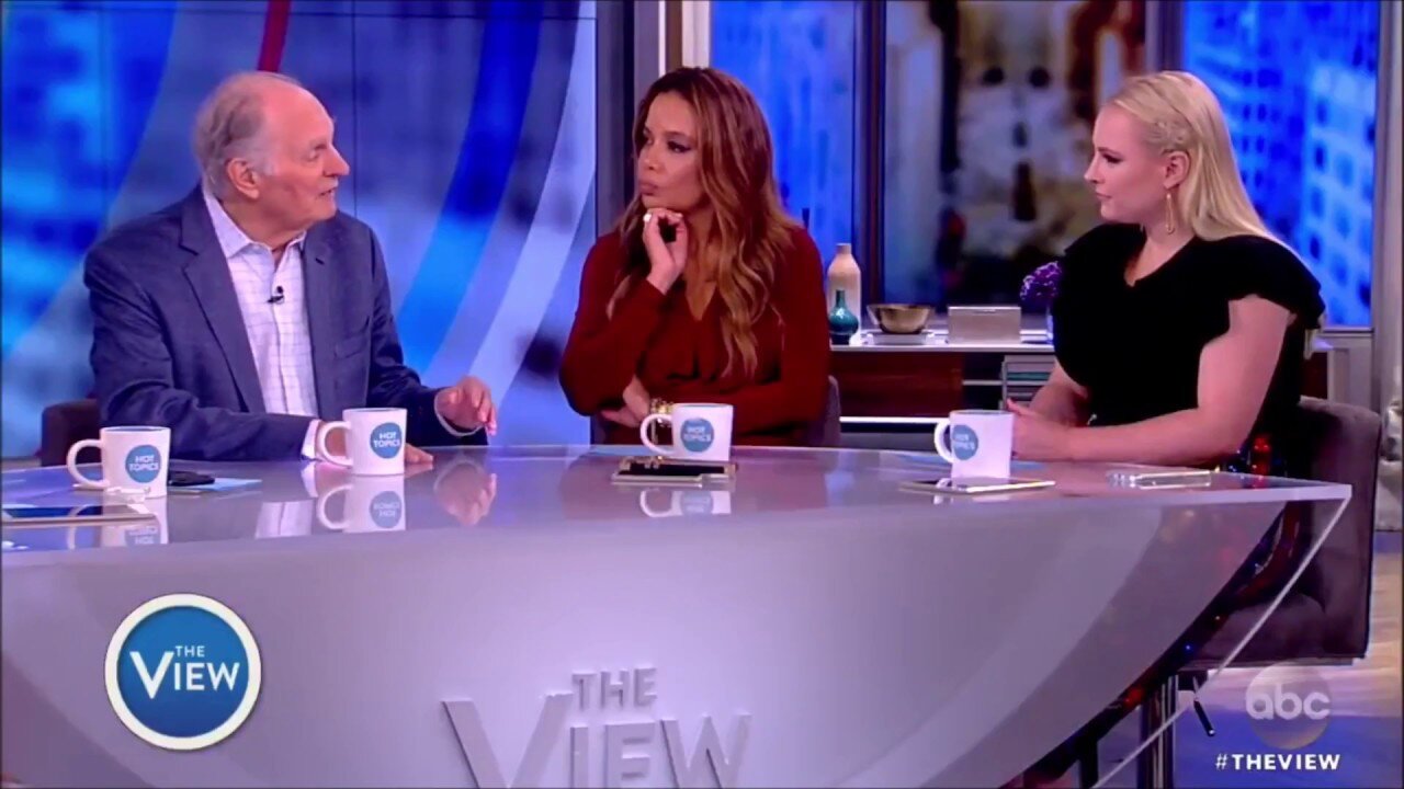 Alan Alda talks Flat Earth on the View ✅