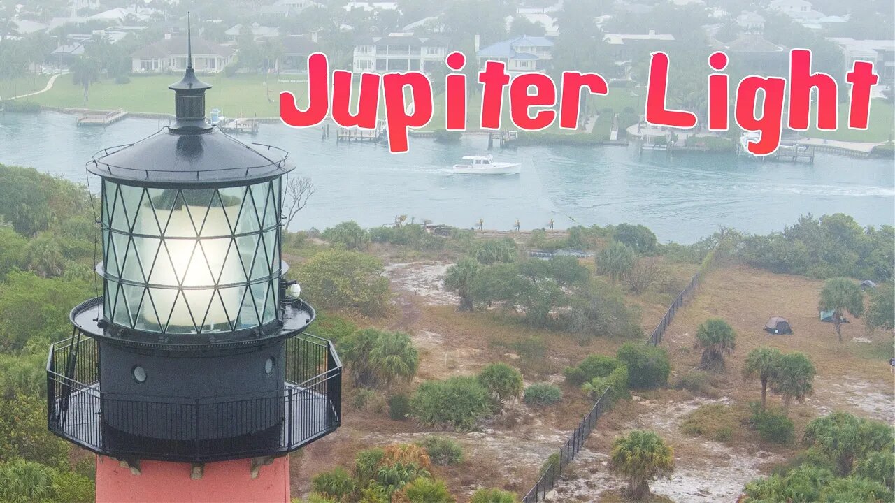 Jupiter Inlet Lighthouse in 2023 | Foggy Sunrise at the Inlet!