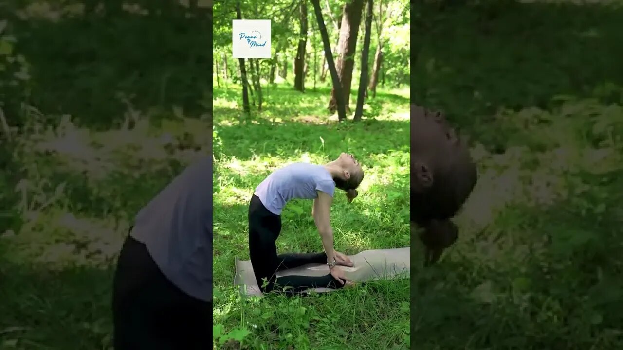 Yoga Stretching at Park #yoga #stretching #shorts