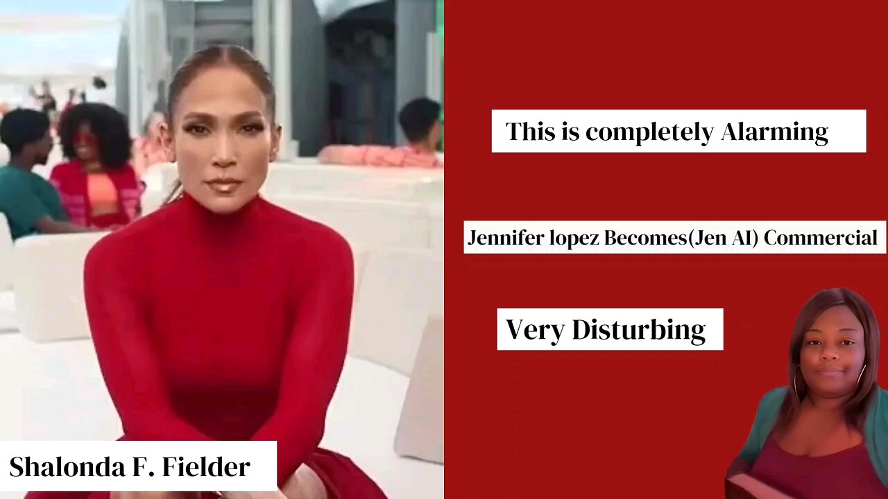 Jennifer lopez becomes (Jen Al) Commercial