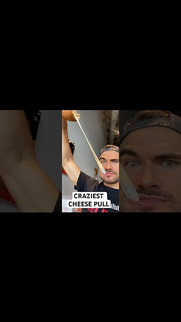AMAZING CHEESE PULL From a Cheesy Hot Dog #foodchallenge #foodshorts #food #shorts #cheese