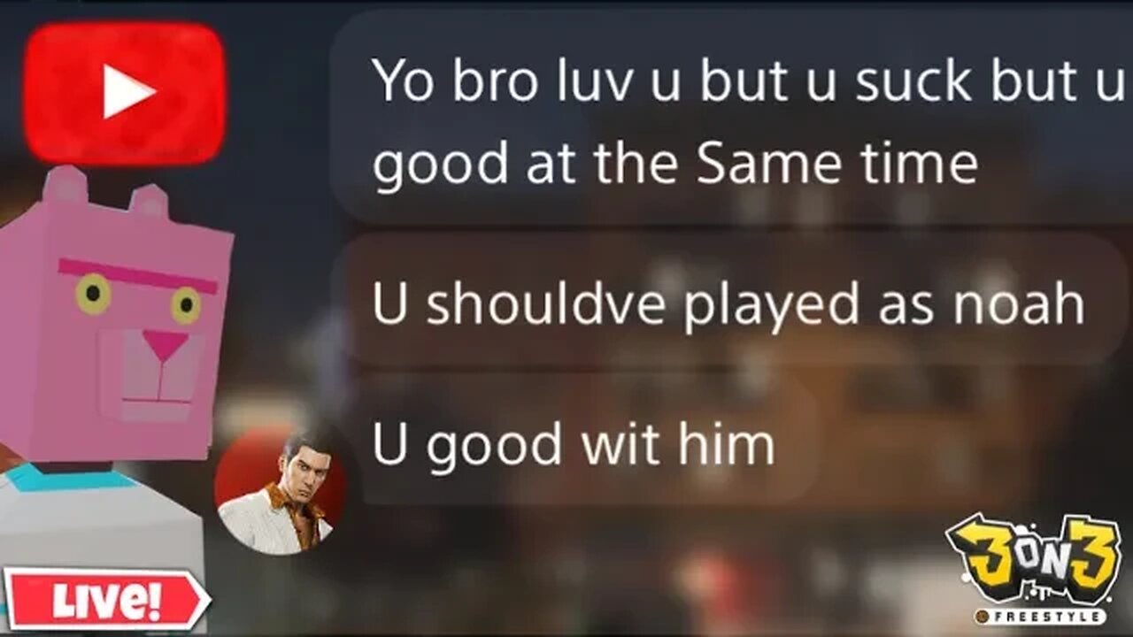 3ON3 FREESTYLE *LIVE* THE BEST TRASH PLAYER IN 3ON3 FREESTYLE HISTORY! REGS/CUSTOM GAMES!