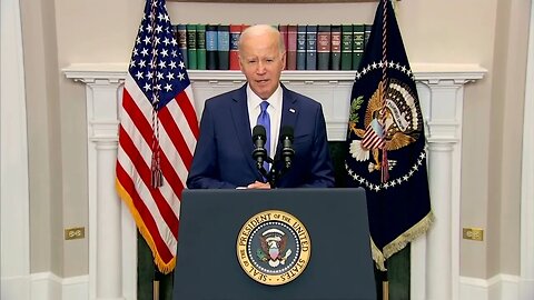 Biden Talks Artificial Intelligence But Makes No Sense As He Reads Remarks From Giant Teleprompter