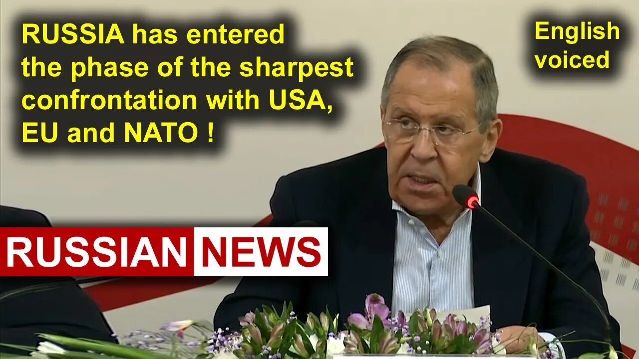 Russia has entered the phase of the sharpest confrontation with the US, EU and NATO! Lavrov. Ukraine