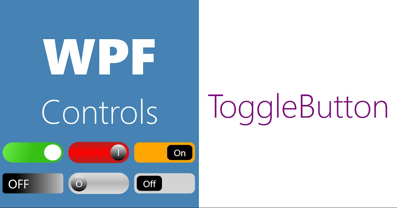 WPF Controls | 30-ToggleButton | Part 1