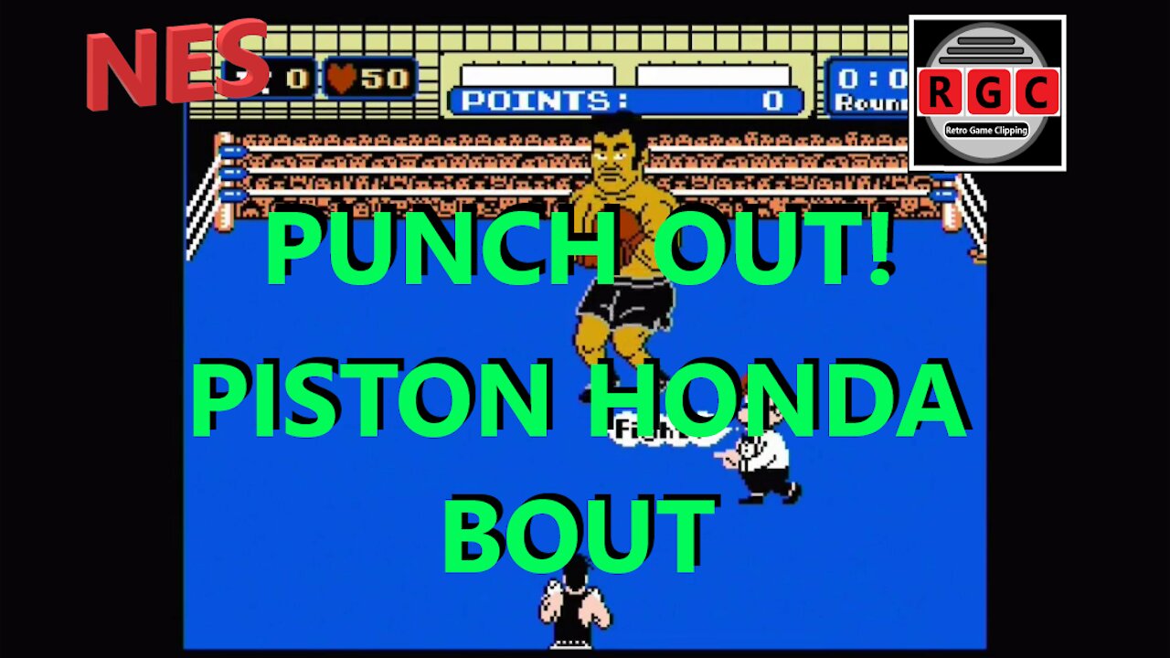 Punch Out - Piston Honda Fight #1 - Retro Game Clipping