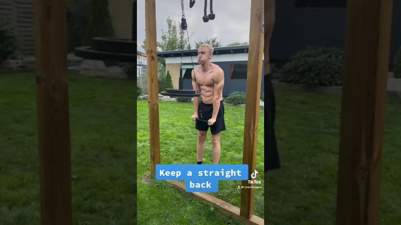 Cable push down for the triceps #workout #weightlifting #shorts #fyp #fypシ #tricepsworkout