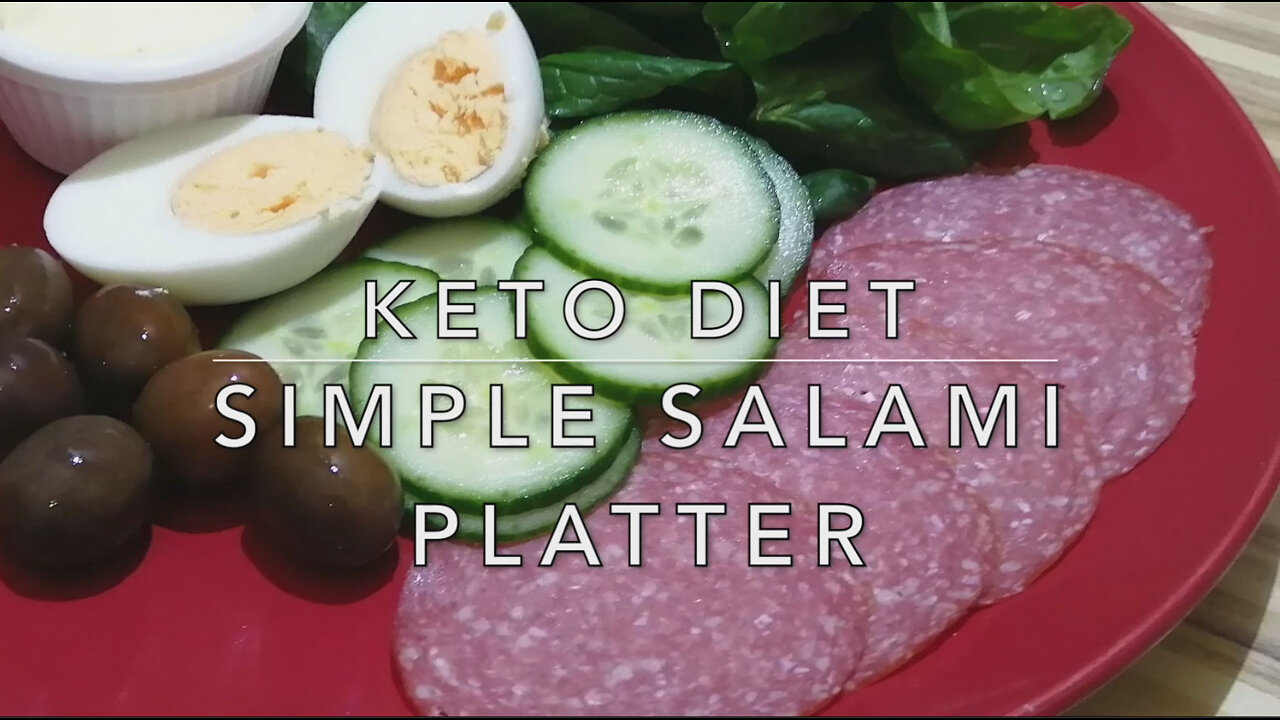 Simple Salami Platter