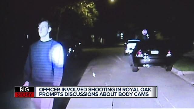 Dash-cam video shows moments before man shot & killed by Royal Oak police officer