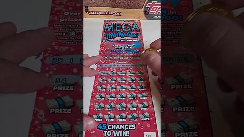 Mega Lottery Scratch Off Ticket Winner!