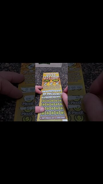 $30 Lottery Ticket 10X Win #shorts #lottery