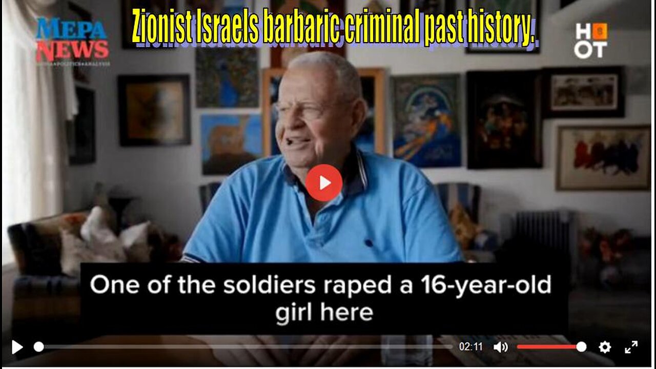 Retired IDF soldiers talk about their crimes while in the Israeli military and laugh as they do so.