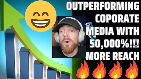 I am Outperforming Corporate News Media Moguls On YT with 50,000% More Reach (After 2 Months)