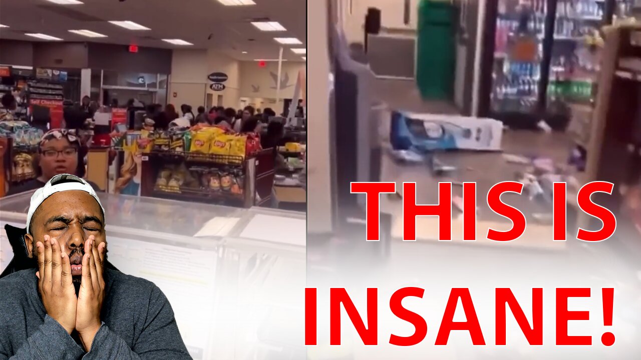 SHOCKING Display Of White Supremacy As Hundreds Of Black Teens RANSACK WAWA