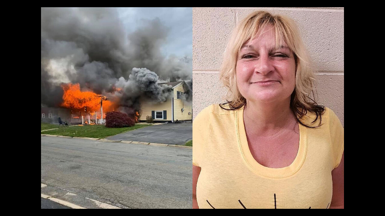 Woman Burns Her House, Then Watches It Goes up In Flames