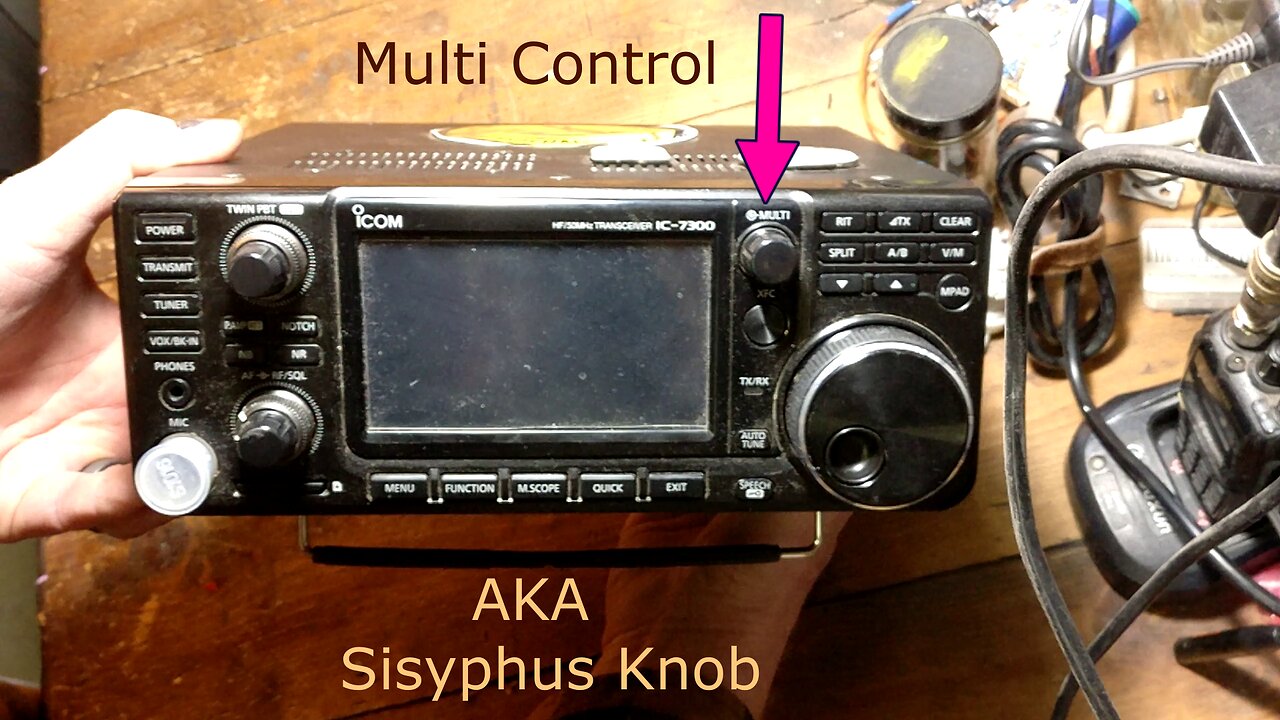 IC-7300 gets a new multi control knob