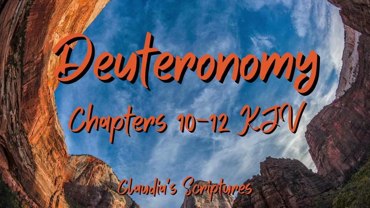 The Bible Series Bible Book Deuteronomy Chapters 10-12 Audio